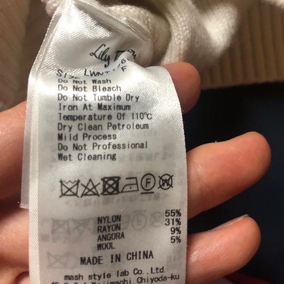 Warm angora and wool blended sweater - Picture 6 of 6